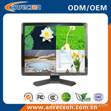 15 inch CCTV monitor with plastic case